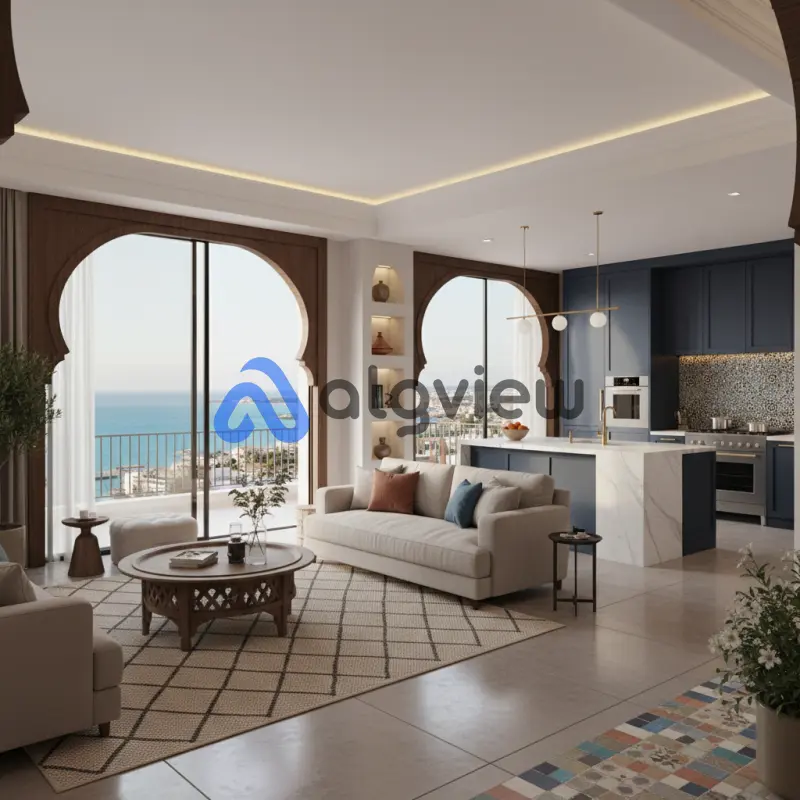 Appartement vu mer Ain Turk